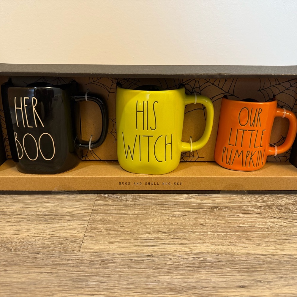 Rae Dunn Halloween Mug Set